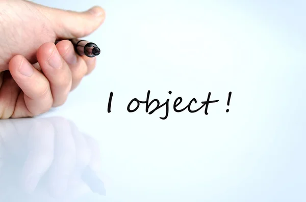 I Object  Concept — Stock Photo, Image