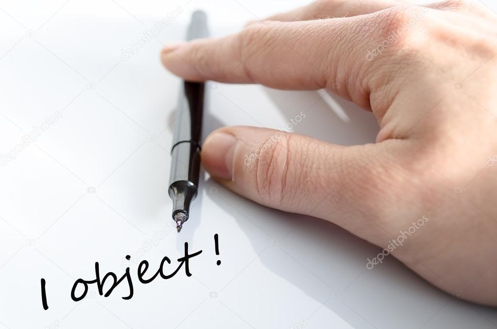 I Object  Concept
