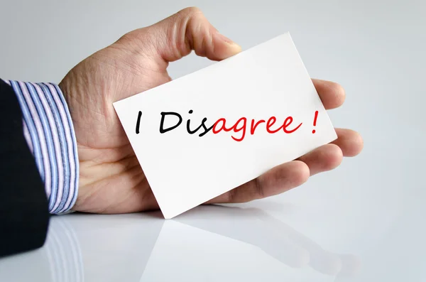 I Disagree Concept — Stock Photo, Image