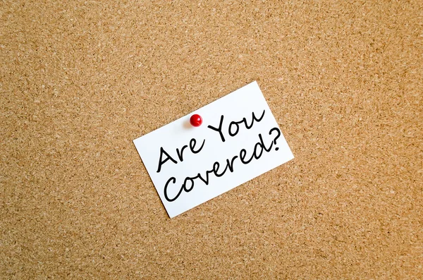 Are you covered concept — Stock Photo, Image
