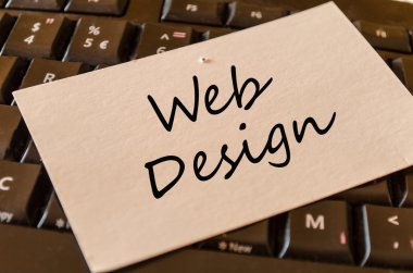 Web Tasarım kavramı klavye