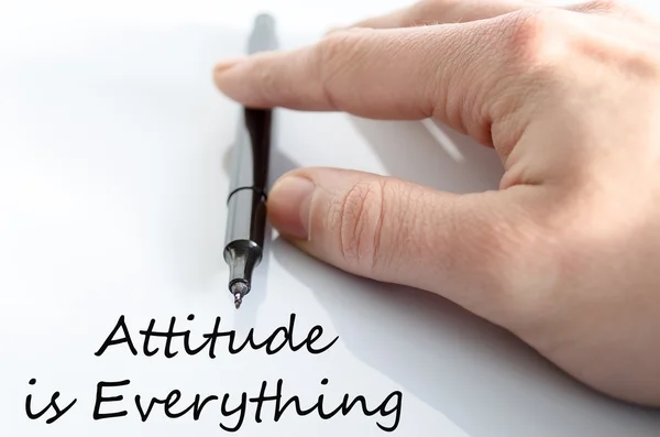 La actitud lo es todo Concepto — Foto de Stock