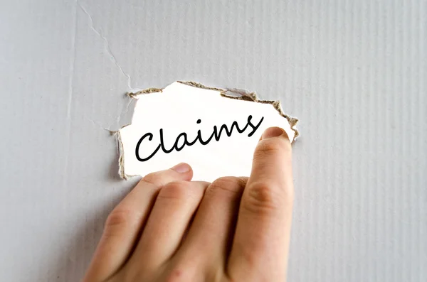 Claims Concept — Stock Photo, Image