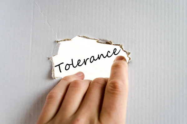 Tolerantie concept — Stockfoto