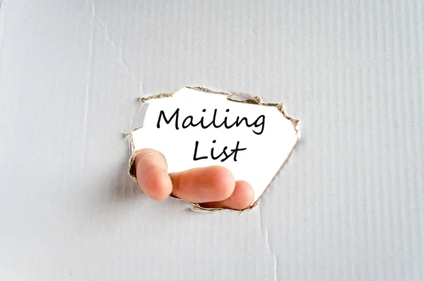 Concetto di mailing list — Foto Stock