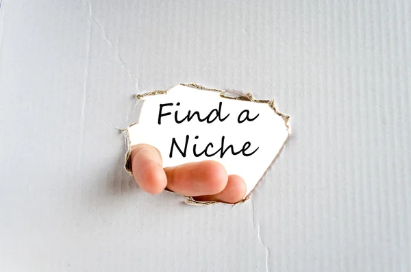 Find a Niche Concept — Stock Photo, Image