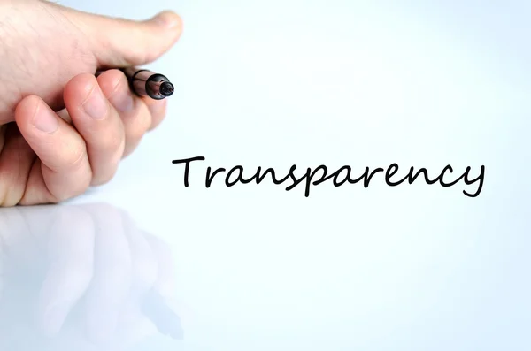 Transparenzkonzept — Stockfoto