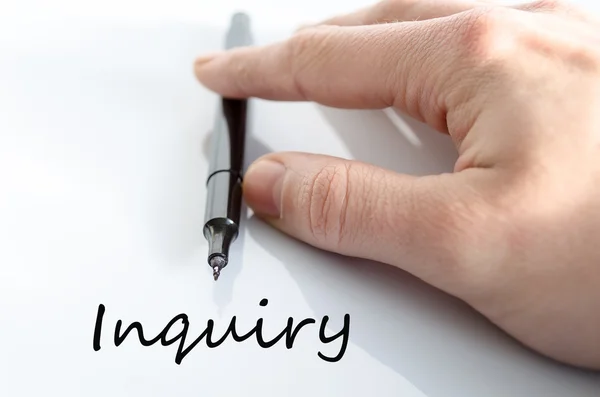 Inquiry concept — Stock Photo, Image