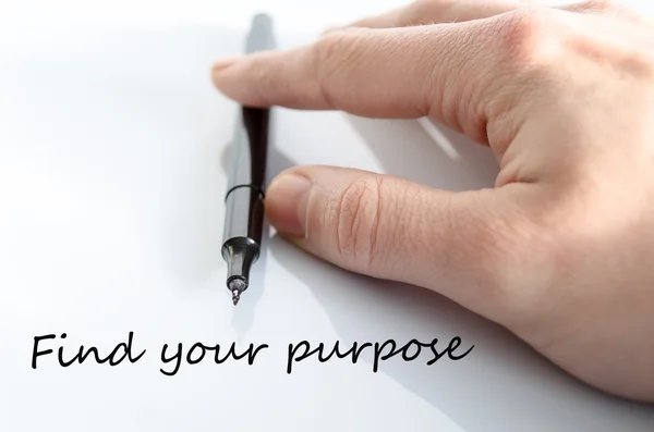 Encontre seu conceito de propósito — Fotografia de Stock