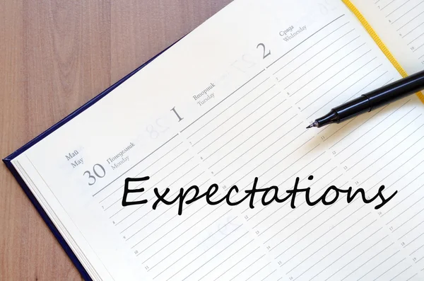 Concepto de expectativas —  Fotos de Stock