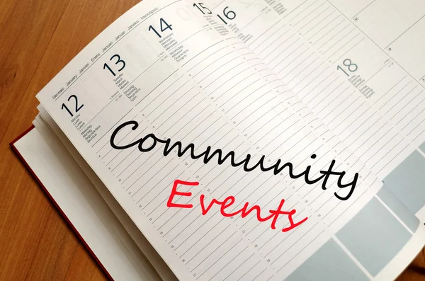 Community events concept — Stock Photo, Image