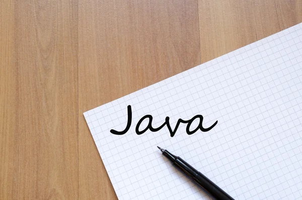 Java tekst concept — Stockfoto