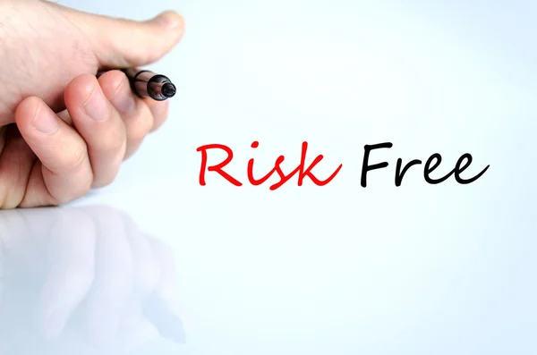 Risk free text concept — Stock Photo, Image