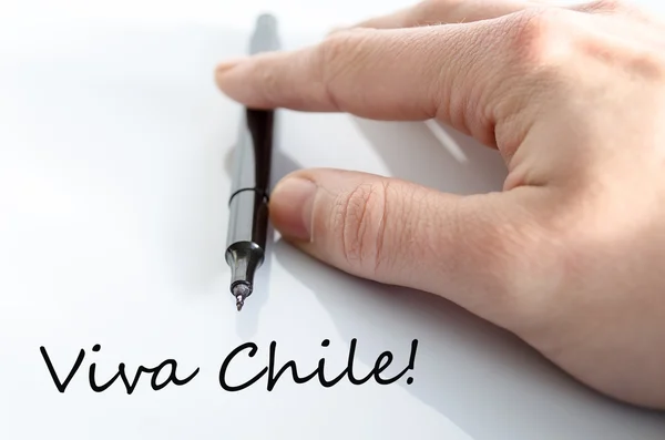 Concepto de texto Viva chile — Foto de Stock