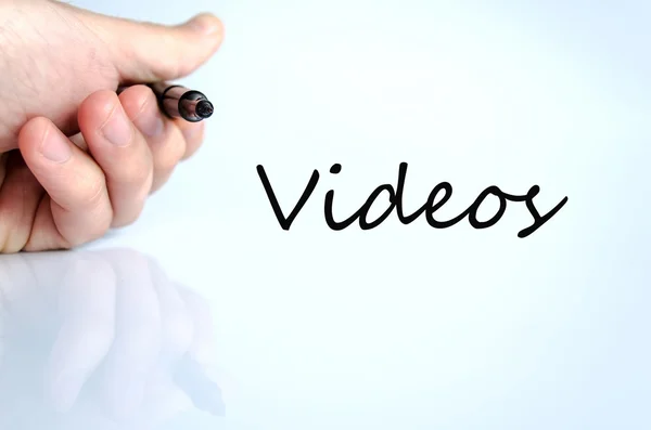 Video text concept — Stock Photo, Image