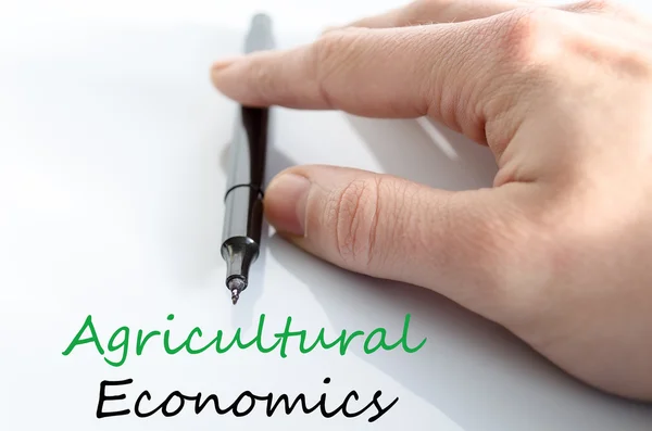 Zemědělská ekonomika Text koncepce — Stock fotografie