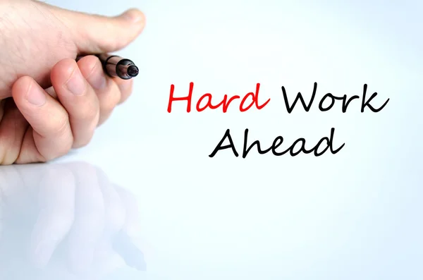 Hard work ahead Hand Concept — Stock Photo, Image