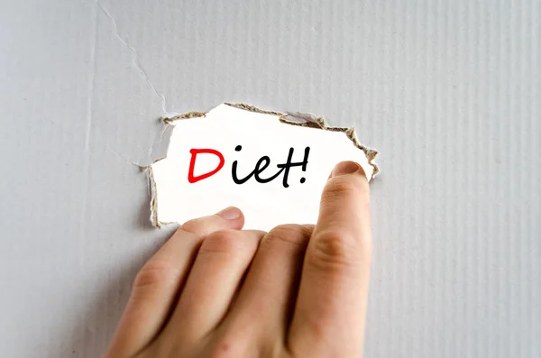 Diet Text koncept — Stockfoto