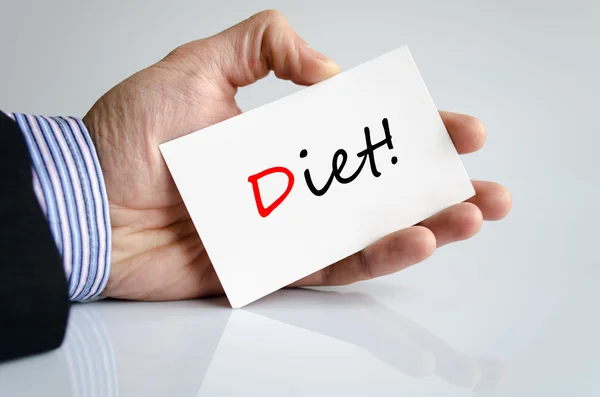 Diet Text koncept — Stockfoto