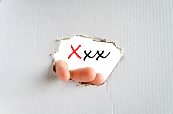 Xxx テキストの概念 — ストック写真