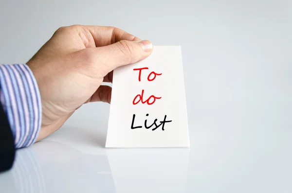 To-do-Liste Textkonzept — Stockfoto