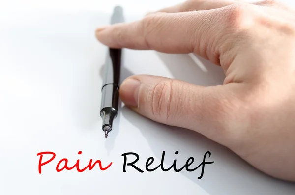 Pain relief Text Concept — Stock Photo, Image