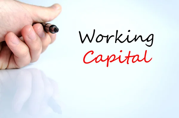 Capital de trabajo Concepto de texto — Foto de Stock