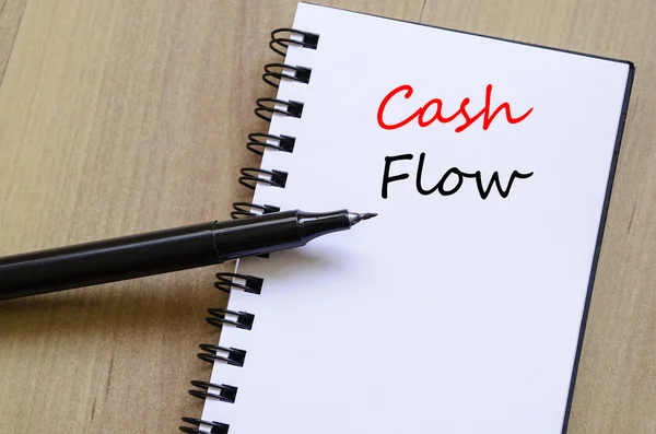 Cash flow text concept — Stock Photo, Image