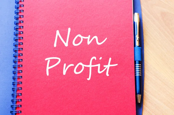 Non-profit tekst concept — Stockfoto