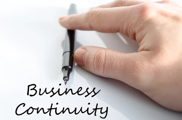 Business continuity text concept — Stock Photo, Image