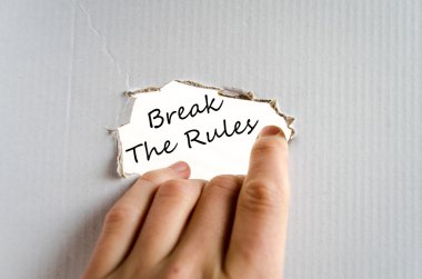 Kurallar metin kavramı kırmak