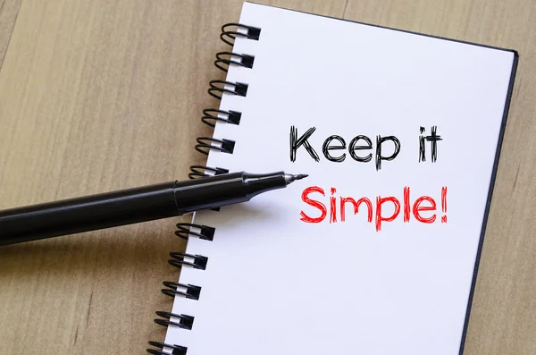 Keep it simple — Stock Photo, Image