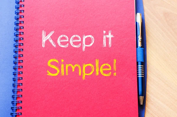 Keep it simple — Stock Photo, Image
