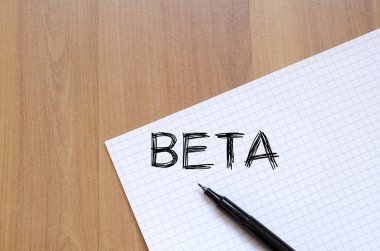 Beta yazma dizüstü