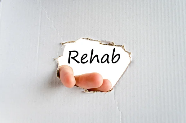 Rehab text concept — Stock Photo, Image