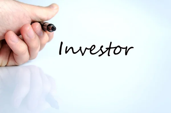 Investor text concept — Stock Photo, Image