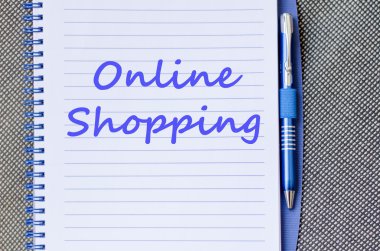 Dizüstü online alışveriş yazma