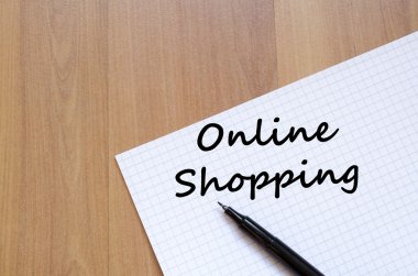 Dizüstü online alışveriş yazma