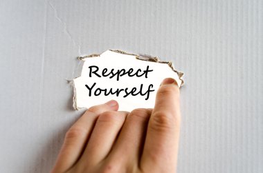 Metin kavramı kendine saygı