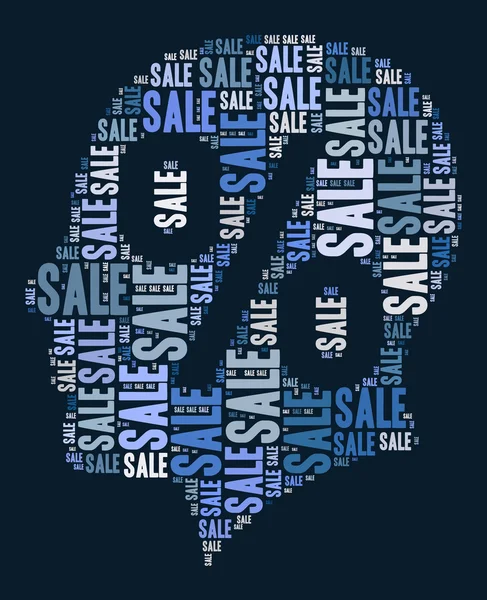 Försäljning ord moln koncept — Stockfoto