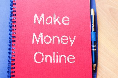 Yapmak para online defter üzerinde yazmak