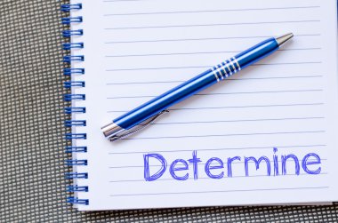 Yazmak üstünde defter belirlemek