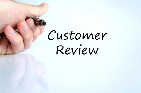 Customer review text concept