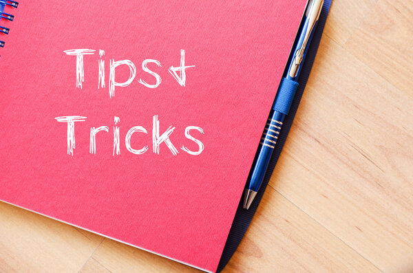 Tips and tricks write on notebook