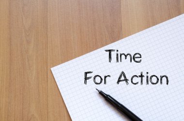 Zaman eylem yazma dizüstü için