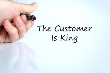 Müşteri kraldır metin kavramı