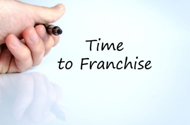 Zaman franchise metin konsepti için