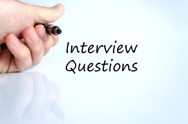 Interview questions text concept