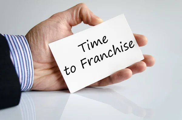 Zaman franchise metin konsepti için