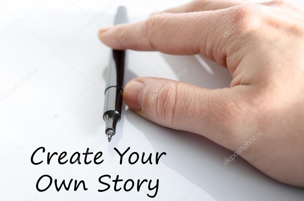 Create your own story text concept